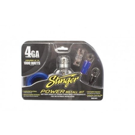 STINGER Stinger SK141 1000W 4 AWG Power Install Kit SK141